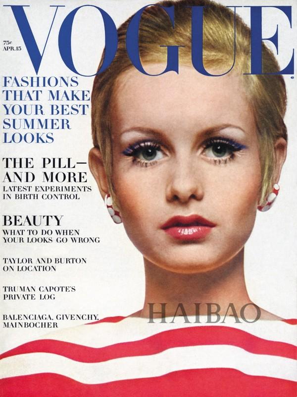 《Vouge》1967年4月刊封面
